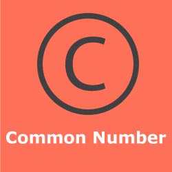 Win Englend Common Numbers